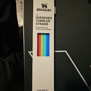 Stanley 4pk 40 oz Quencher Tumbler Straws Summer Multicolored